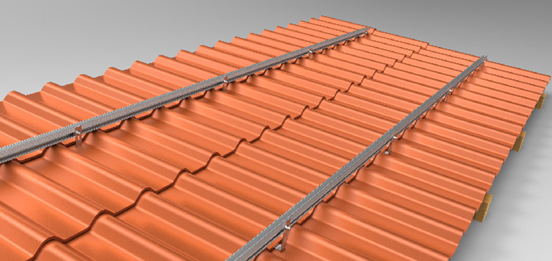 solar mounting pitched roof