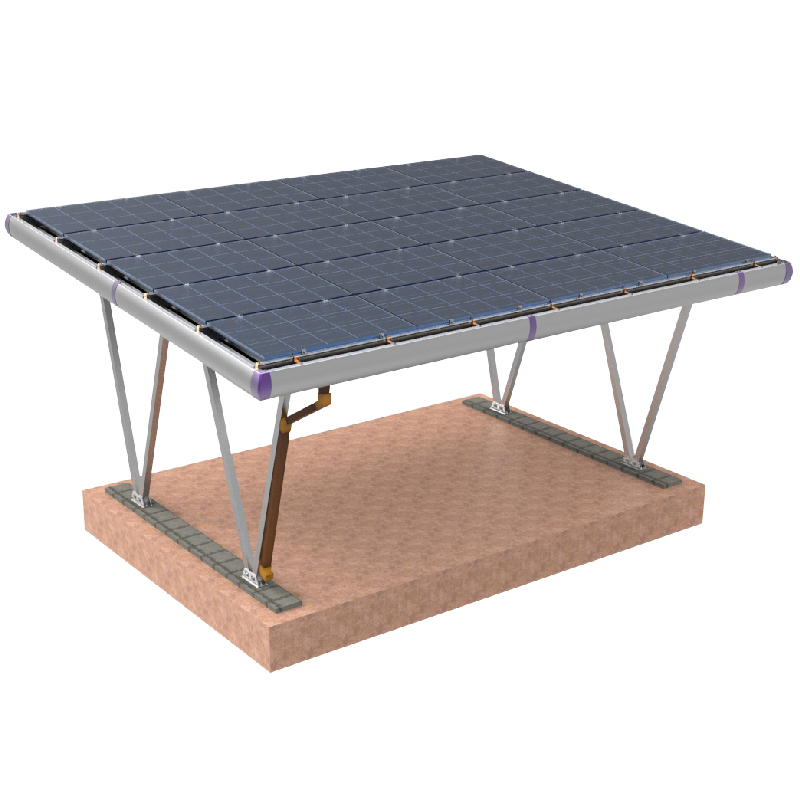 estrutura de montagem de garagem solar à prova d'água à prova de vento 
