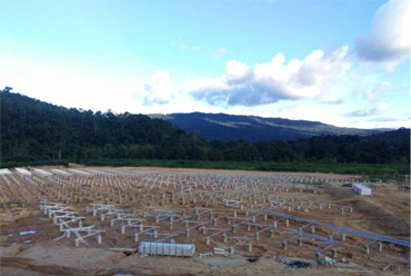 uisolar forneceu rack solar para o projeto 3mw pv na malásia